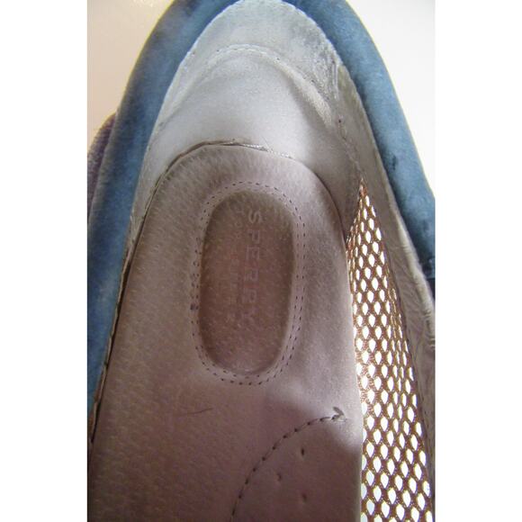 Sperry Top Sider Angelfish Boat Shoe - Flat Heel Red White And Blue Womens 8M - Picture 9 of 11